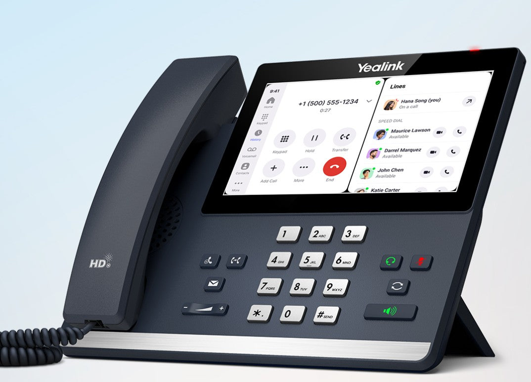 Yealink MP56 E2 Zoom IP Phone, Android 13, Mid-level, Zoom e Compatible, 7-inch touchscreen, HD Audio, Teams button, Supports Office 365 Yealink MP56 E2 Zoom IP Phone, Android 13, Mid-level, Zoom e Compatible, 7-inch touchscreen, HD Audio, Teams button, Supports Office 365